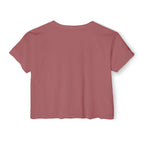 IT Lady with Laptop Crop Top T-Shirt