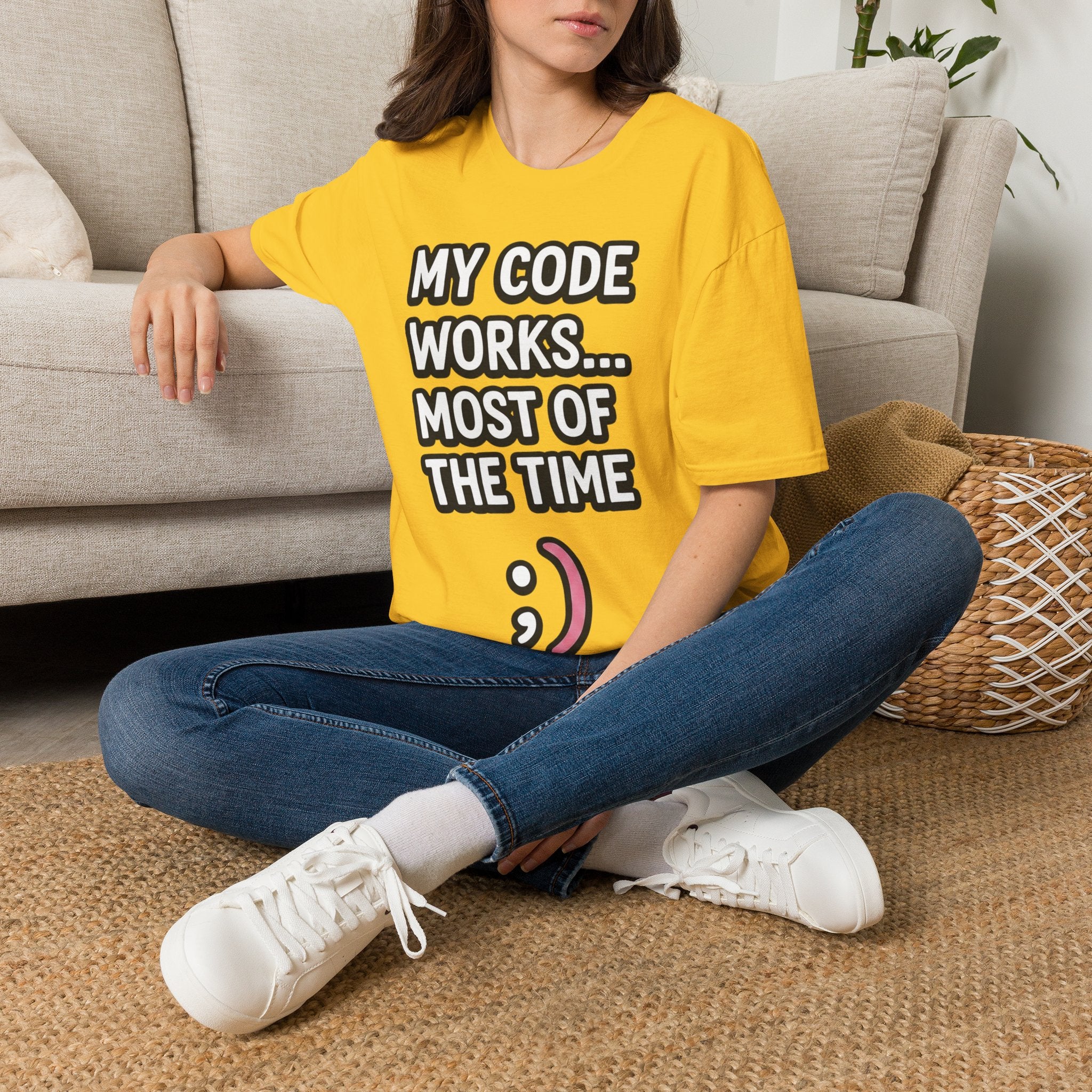 My Code Works... Most Of The Time Unisex Softstyle T-Shirt