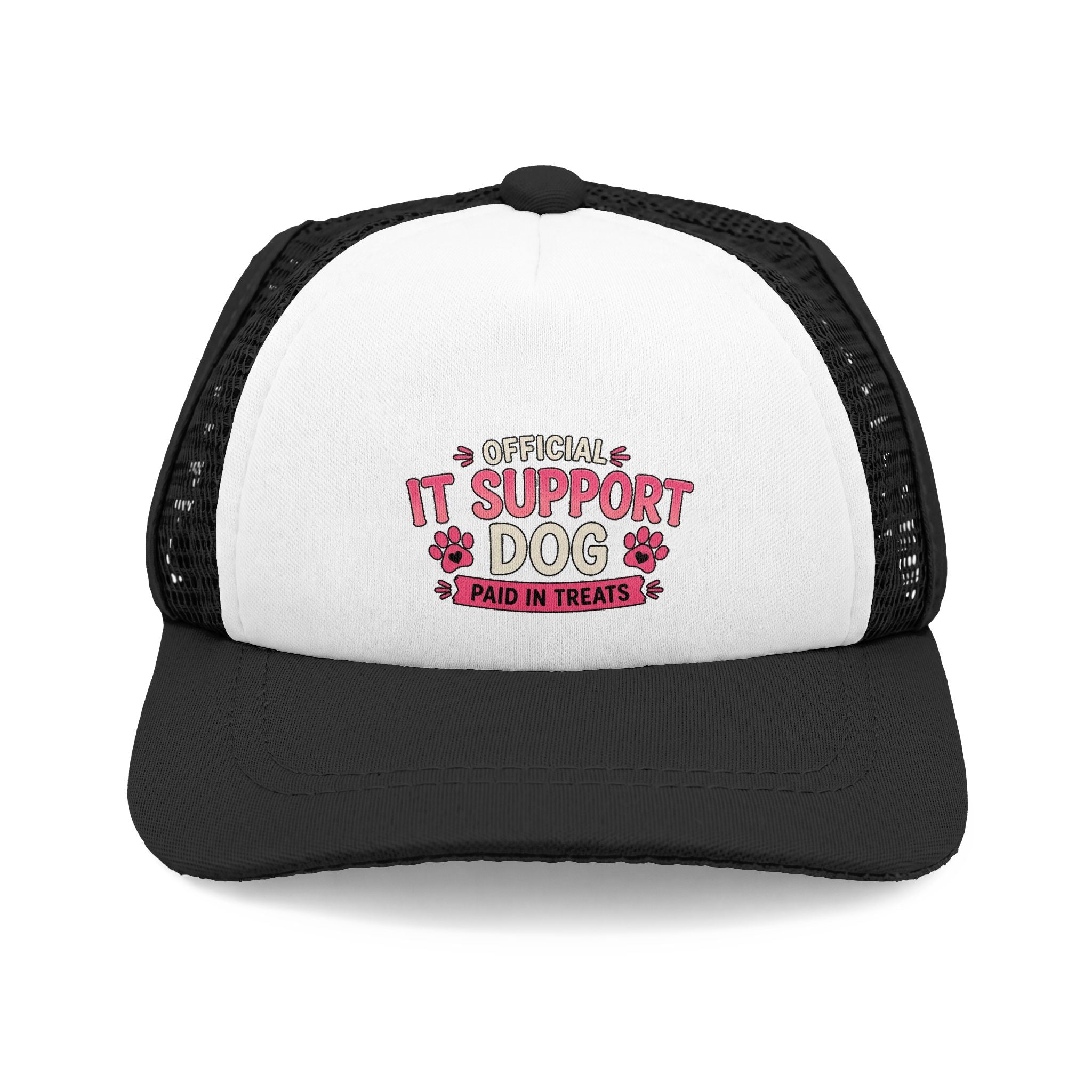 Officially I Support Dog, Paid in Treats - I.T. Support Dog Trucker Hat
