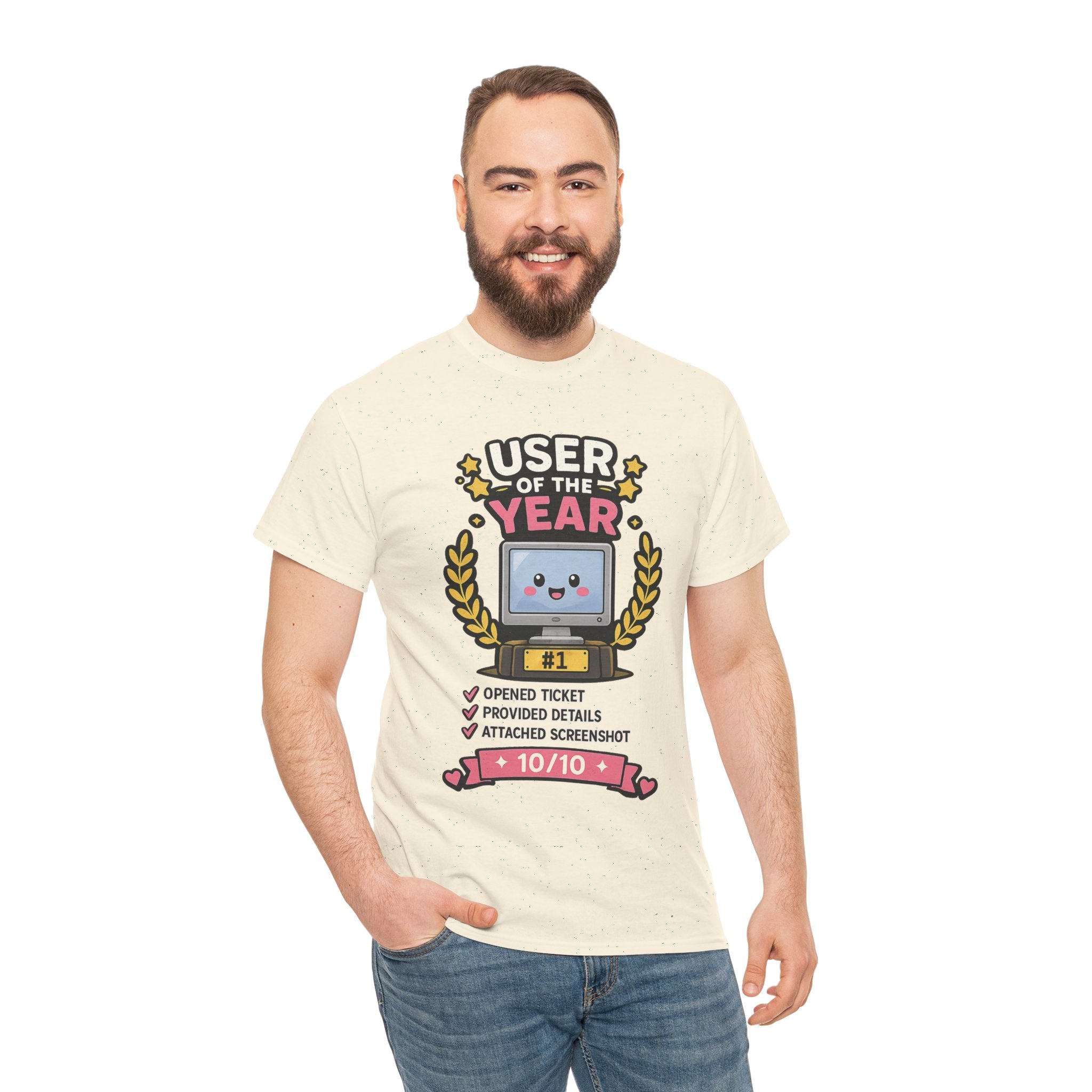 User of the Year Unisex Heavy Cotton T-Shirt