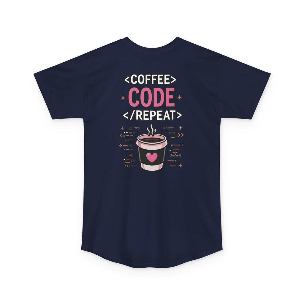 COFFEE CODE REPEAT Programmer Unisex Long T‑Shirt