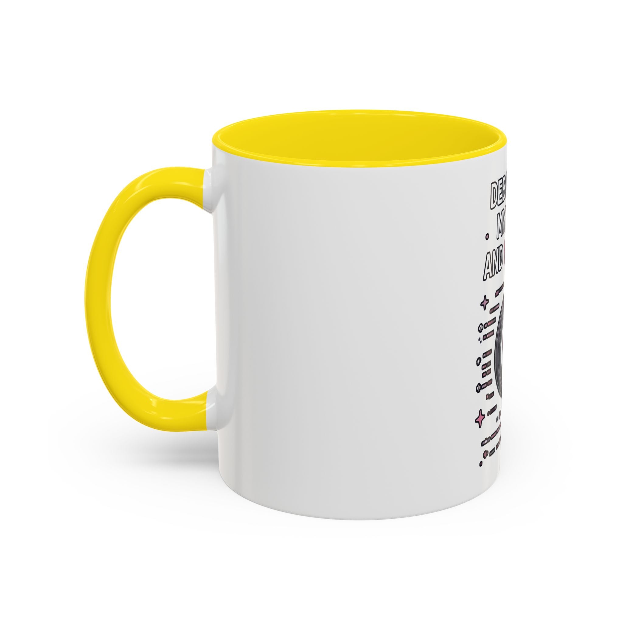 Debugging My Code and My Life Accent Coffee Mug - Coder Gifts, Funny Programming Mug (11/15oz)