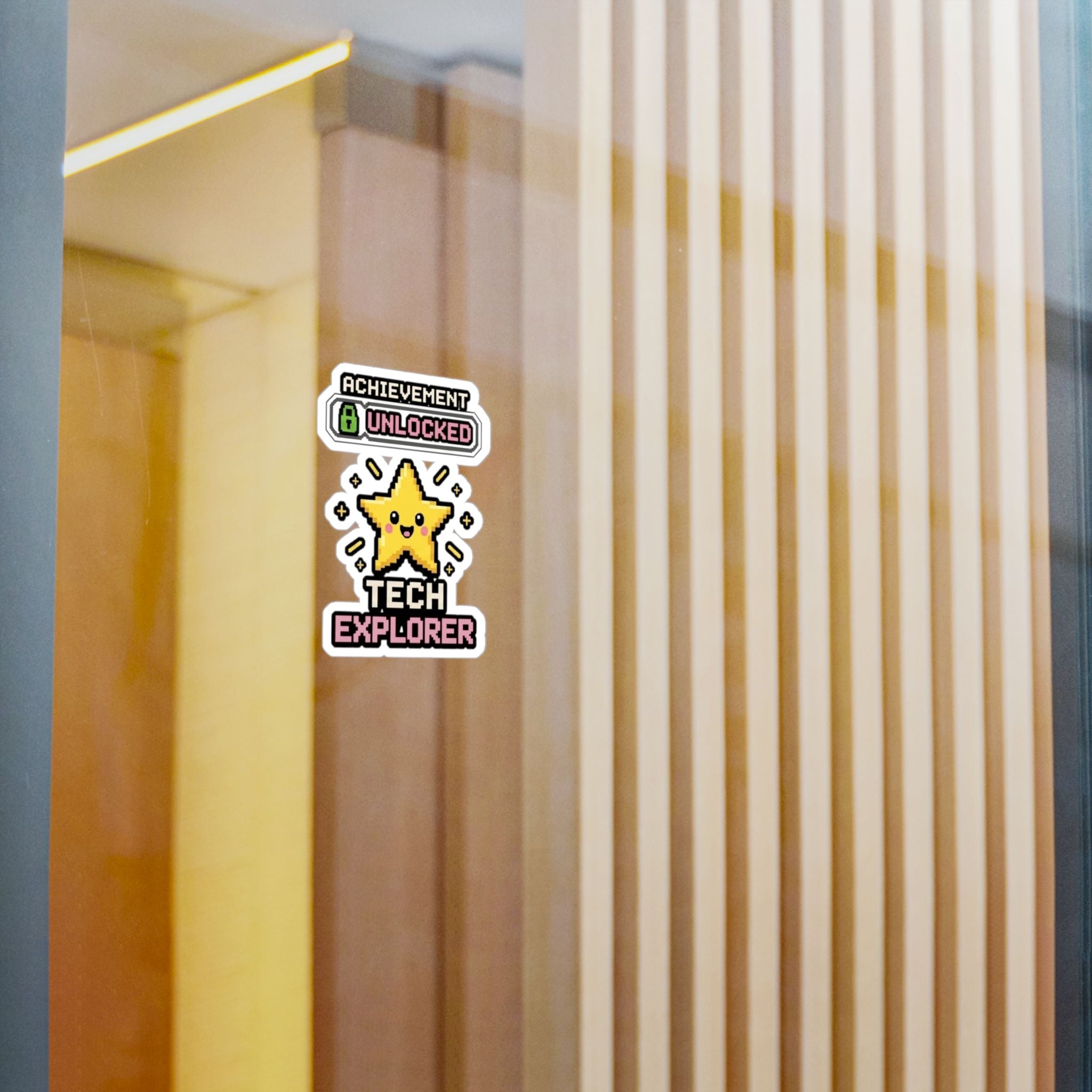 Achievement Unlocked Tech Explorer Kiss-Cut Vinyl Decals