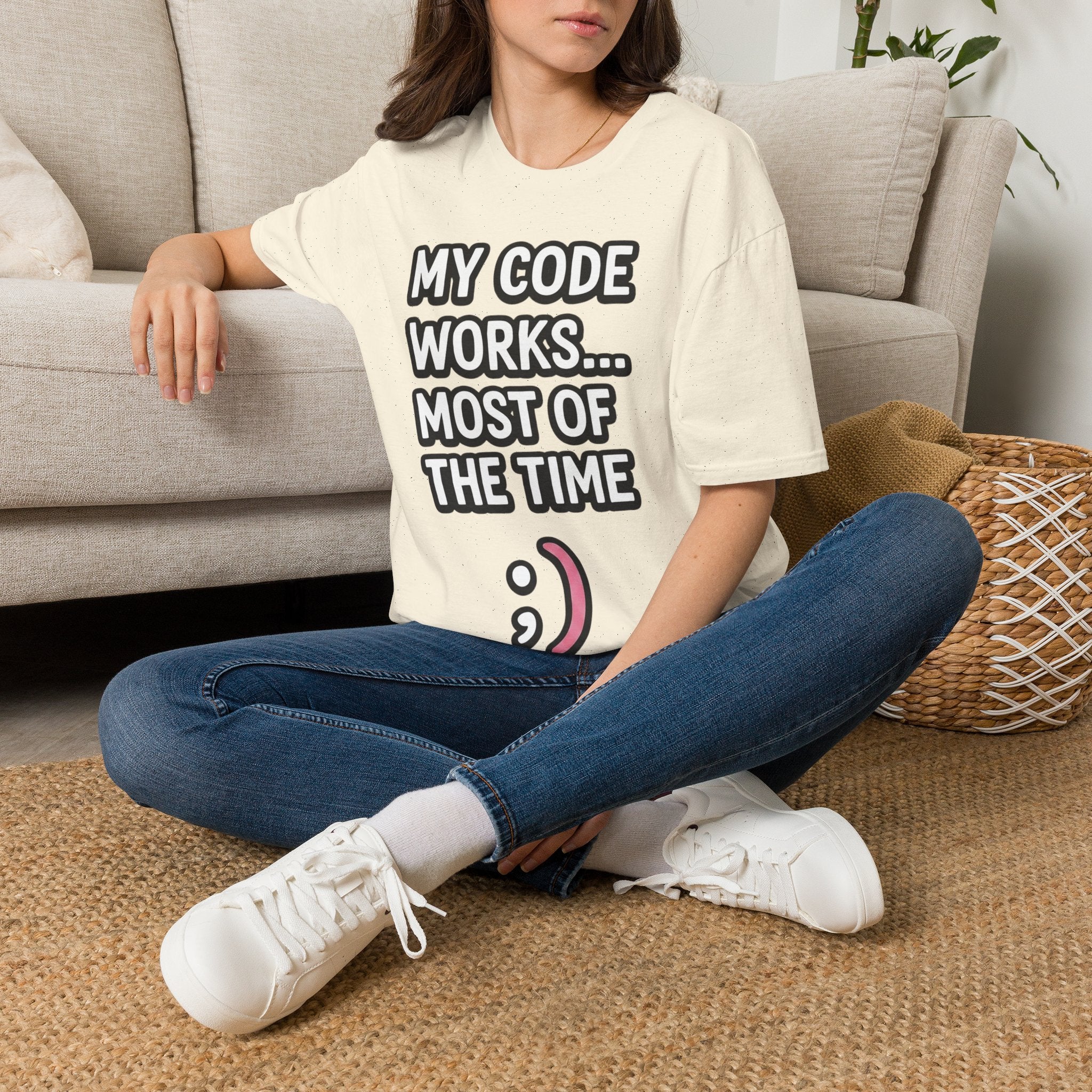 My Code Works... Most Of The Time Unisex Softstyle T-Shirt