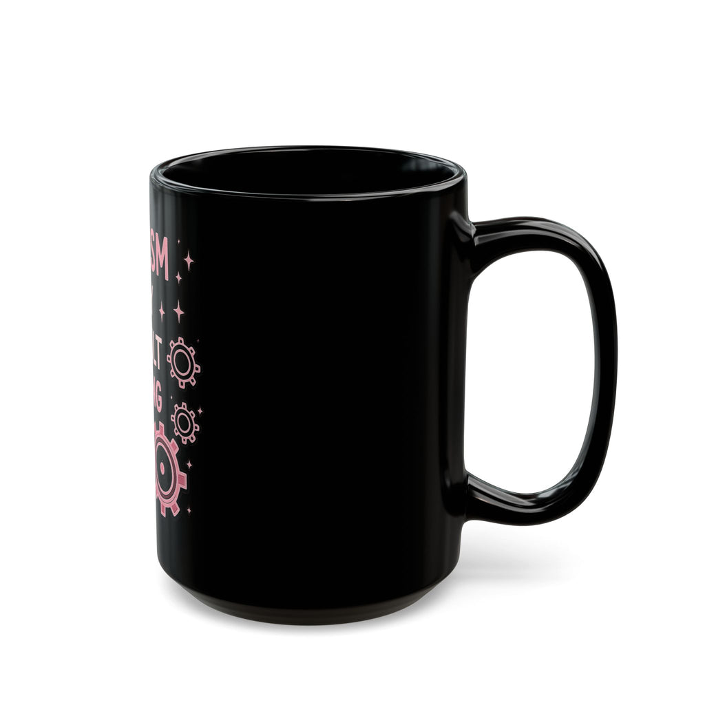 Sarcasm Is My Default Setting Mug - Funny Programmer Black Coffee Cup