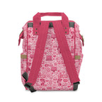 Pink 'IT LADY' Multifunctional Travel Backpack