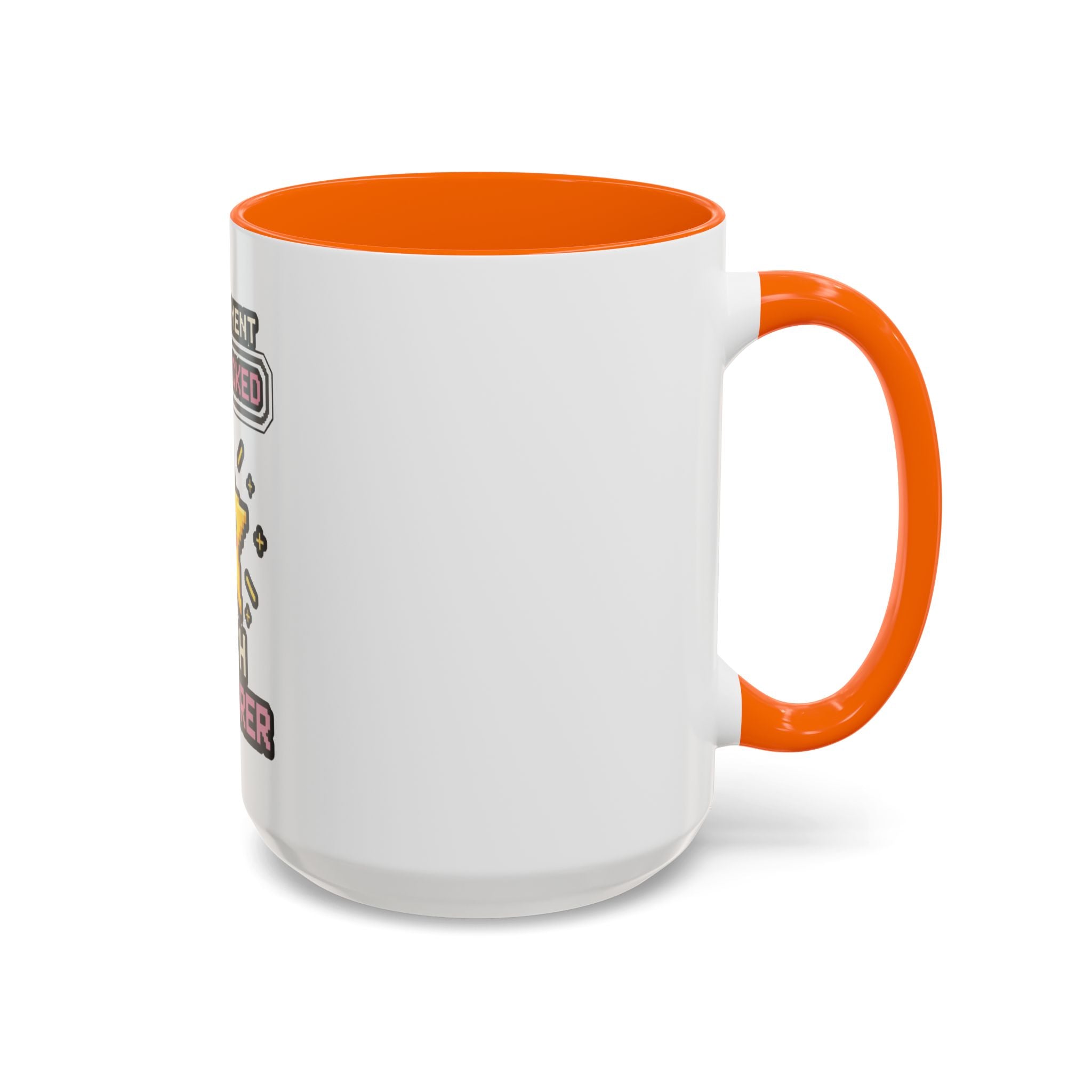 Achievement Unlocked: Tech Explorer Accent Coffee Mug - Cute Pixel Star Gamer Gift