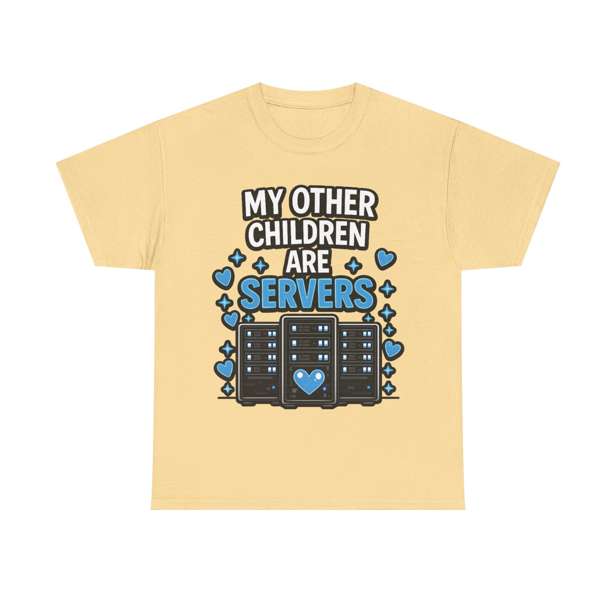 "My Other Children Are Servers" Unisex Heavy Cotton T‑Shirt