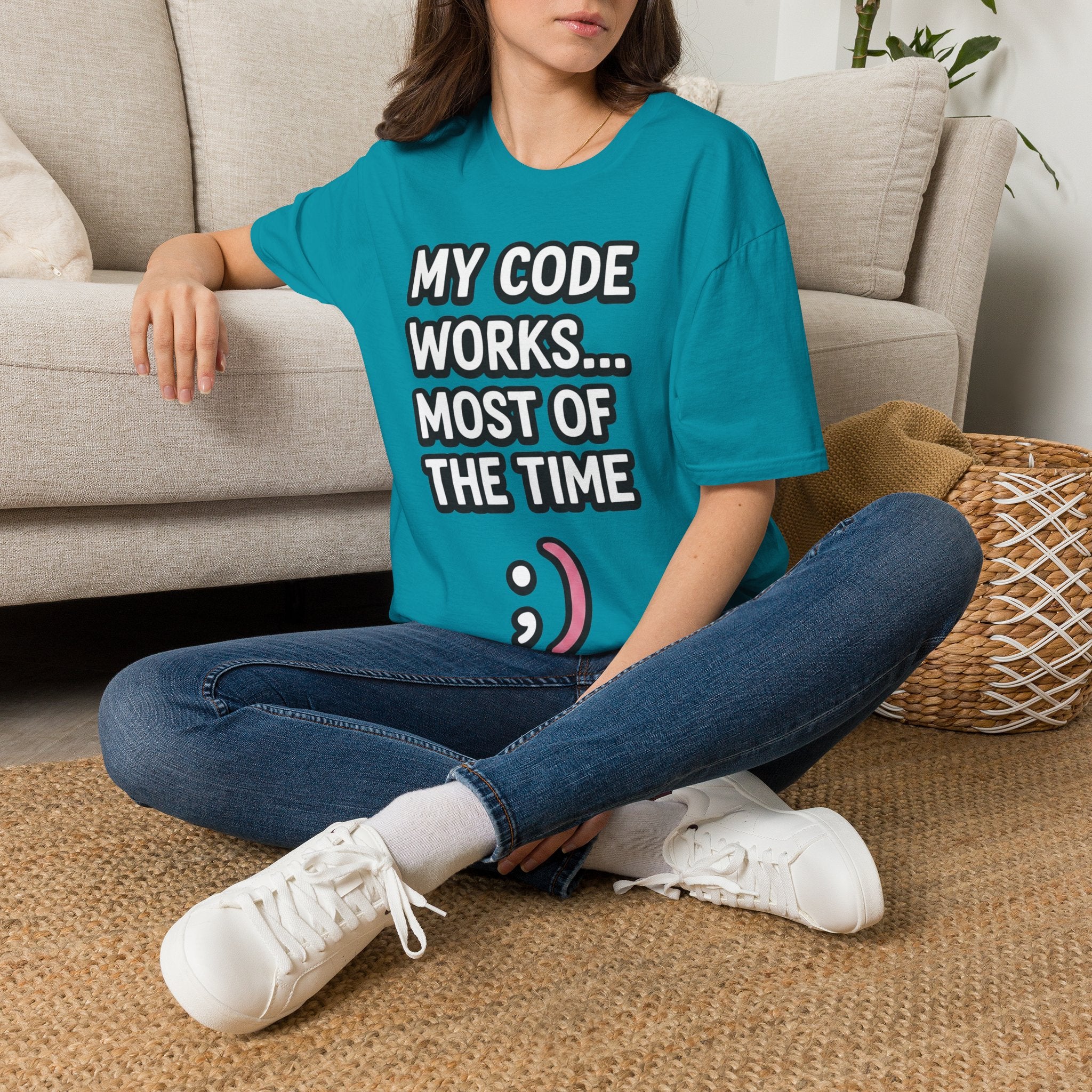 My Code Works... Most Of The Time Unisex Softstyle T-Shirt