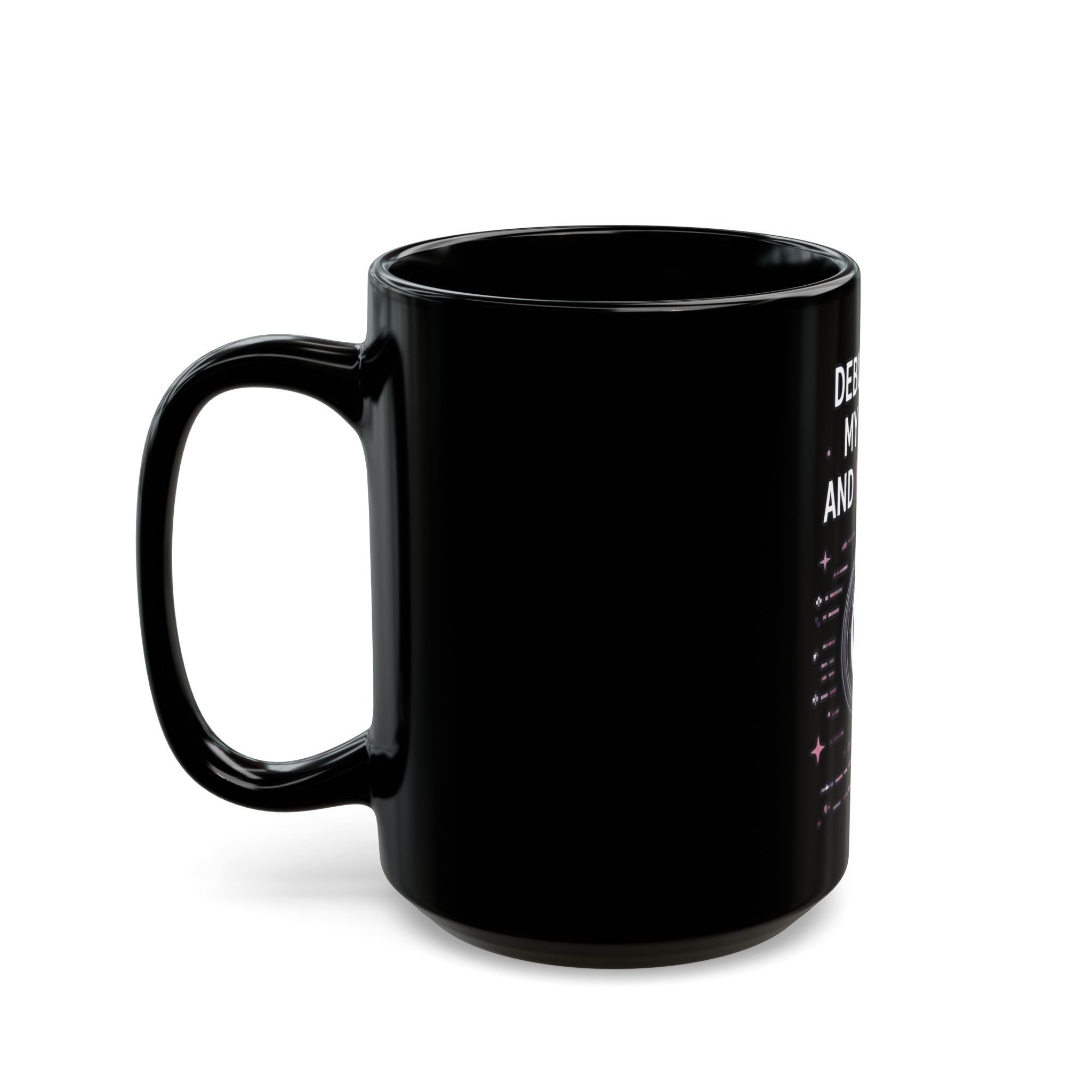 Coffee Mug – "Debugging My Code and My Life" Cute Programmer Gift