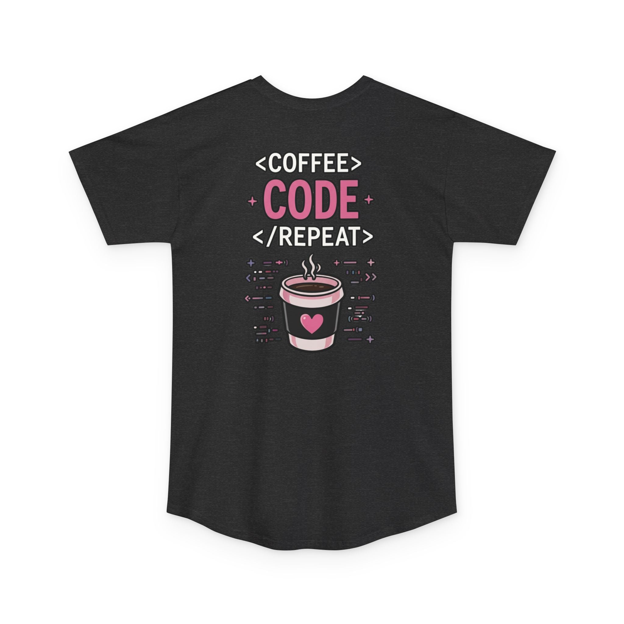 COFFEE CODE REPEAT Programmer Unisex Long T‑Shirt