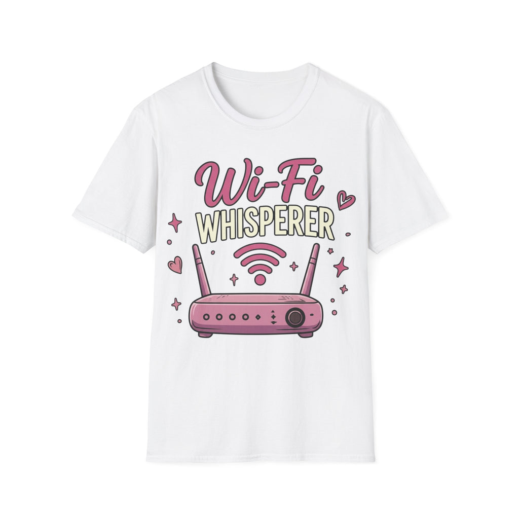 Wi‑Fi Whisperer Unisex Softstyle T-Shirt - Funny Tech Lover Graphic Tee