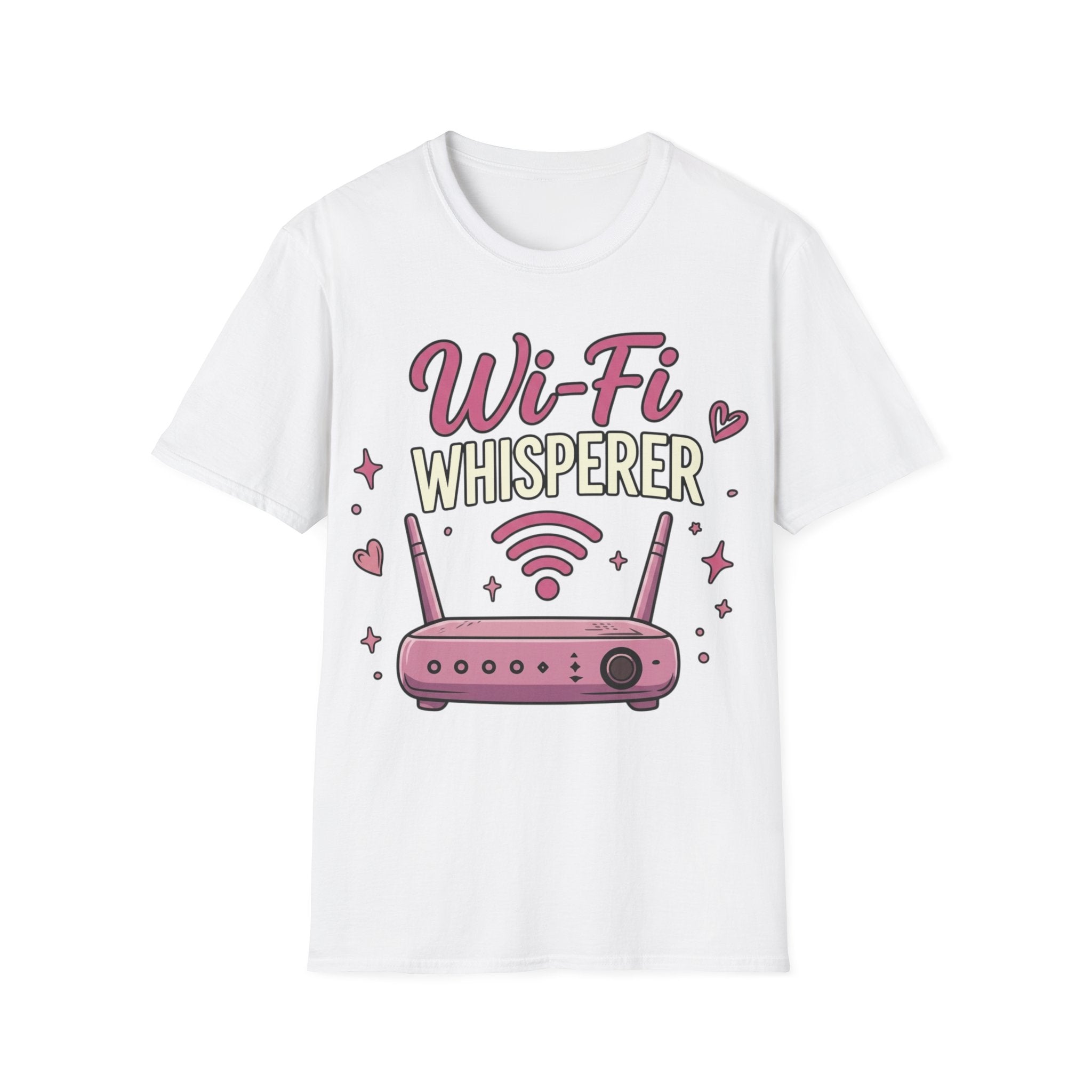 Wi‑Fi Whisperer Unisex Softstyle T-Shirt - Funny Tech Lover Graphic Tee