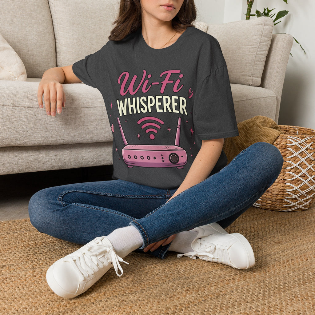 Wi‑Fi Whisperer Unisex Softstyle T-Shirt - Funny Tech Lover Graphic Tee